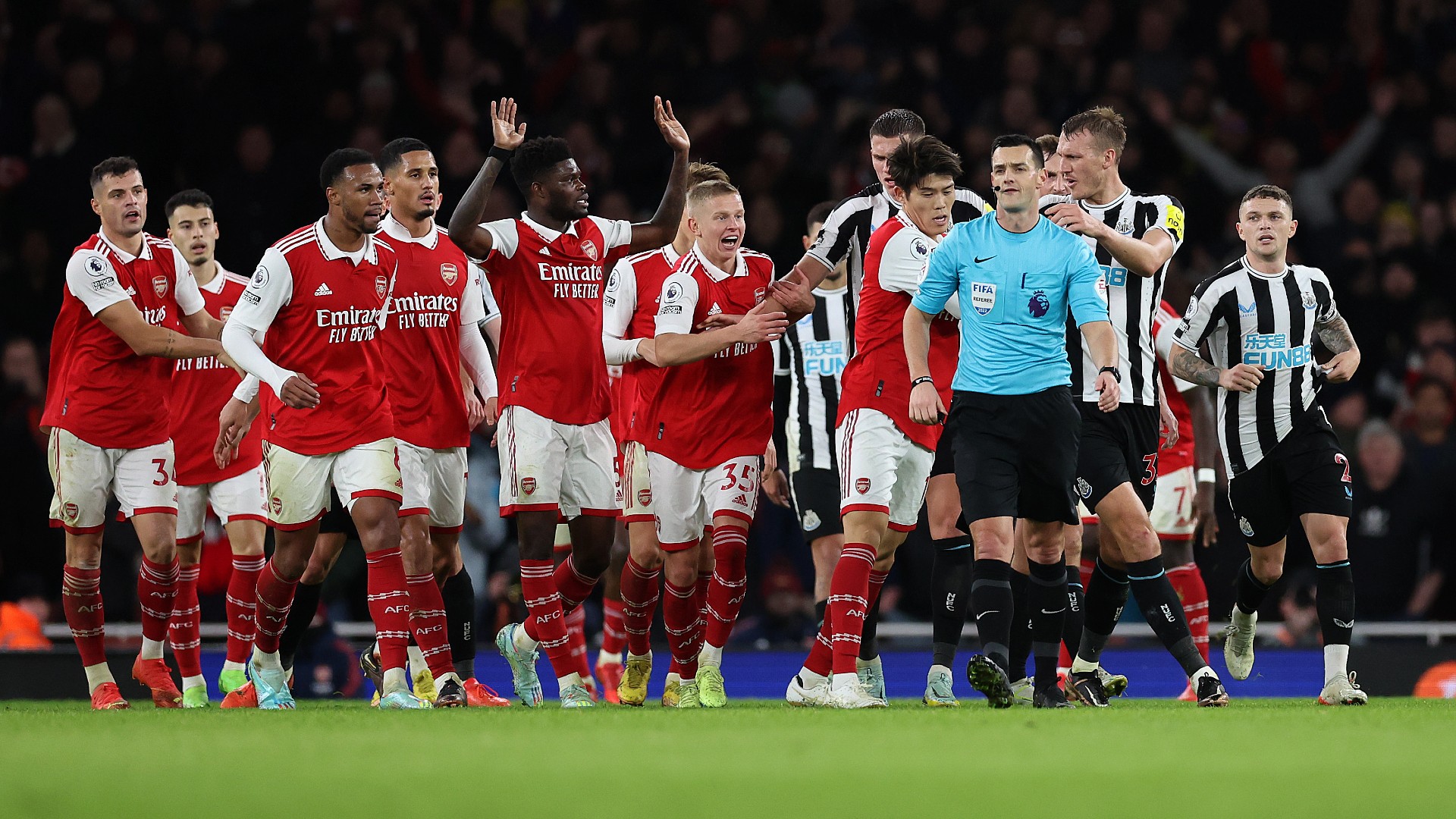 Arsenal charged after protests in Newcastle draw