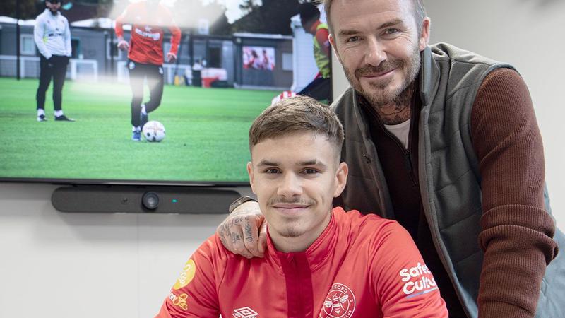 Beckham back in EPL as Romeo joins Brentford