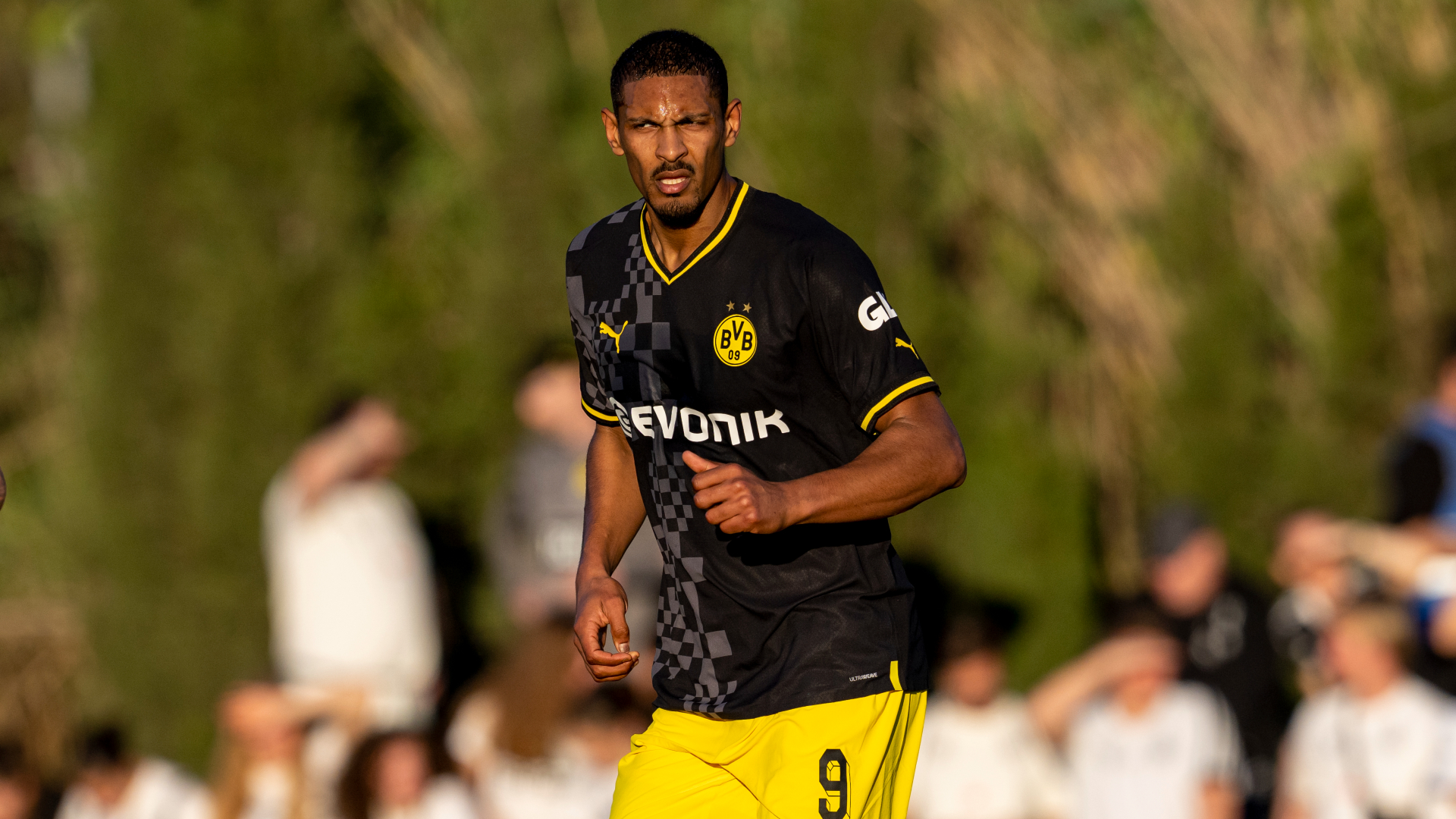 Haller plays first match since cancer treatment