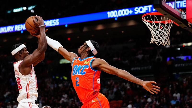 Butler stars as Heat break free-throw record to down Thunder