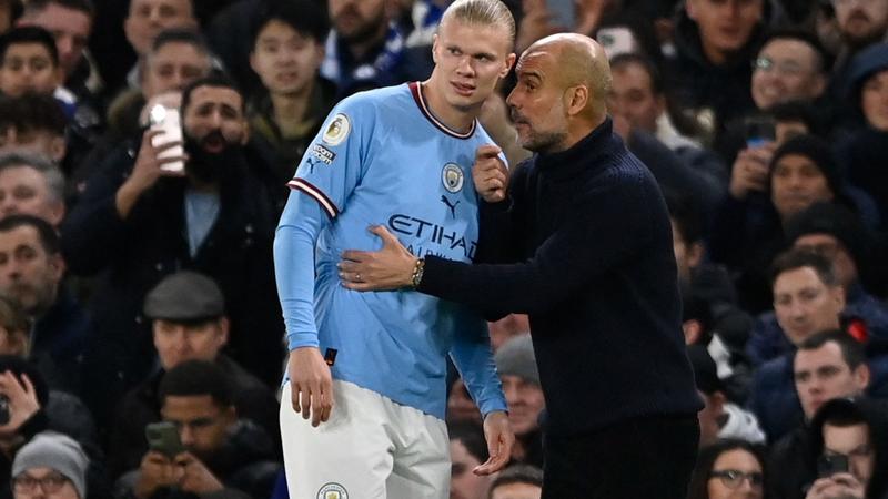 League Cup - Guardiola : “Haaland peut presser et continuera à le faire"
