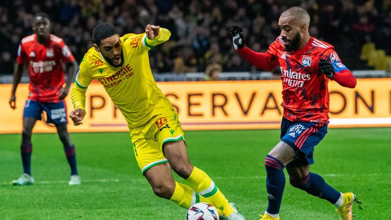 Nantes y Lyon empatan sin goles