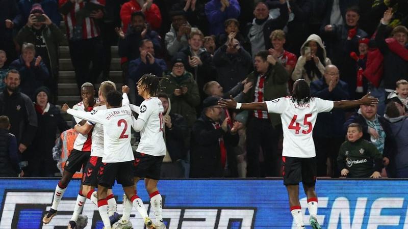 ساوثهامبتون يقصي مانشستر سيتي من كأس الرابطة