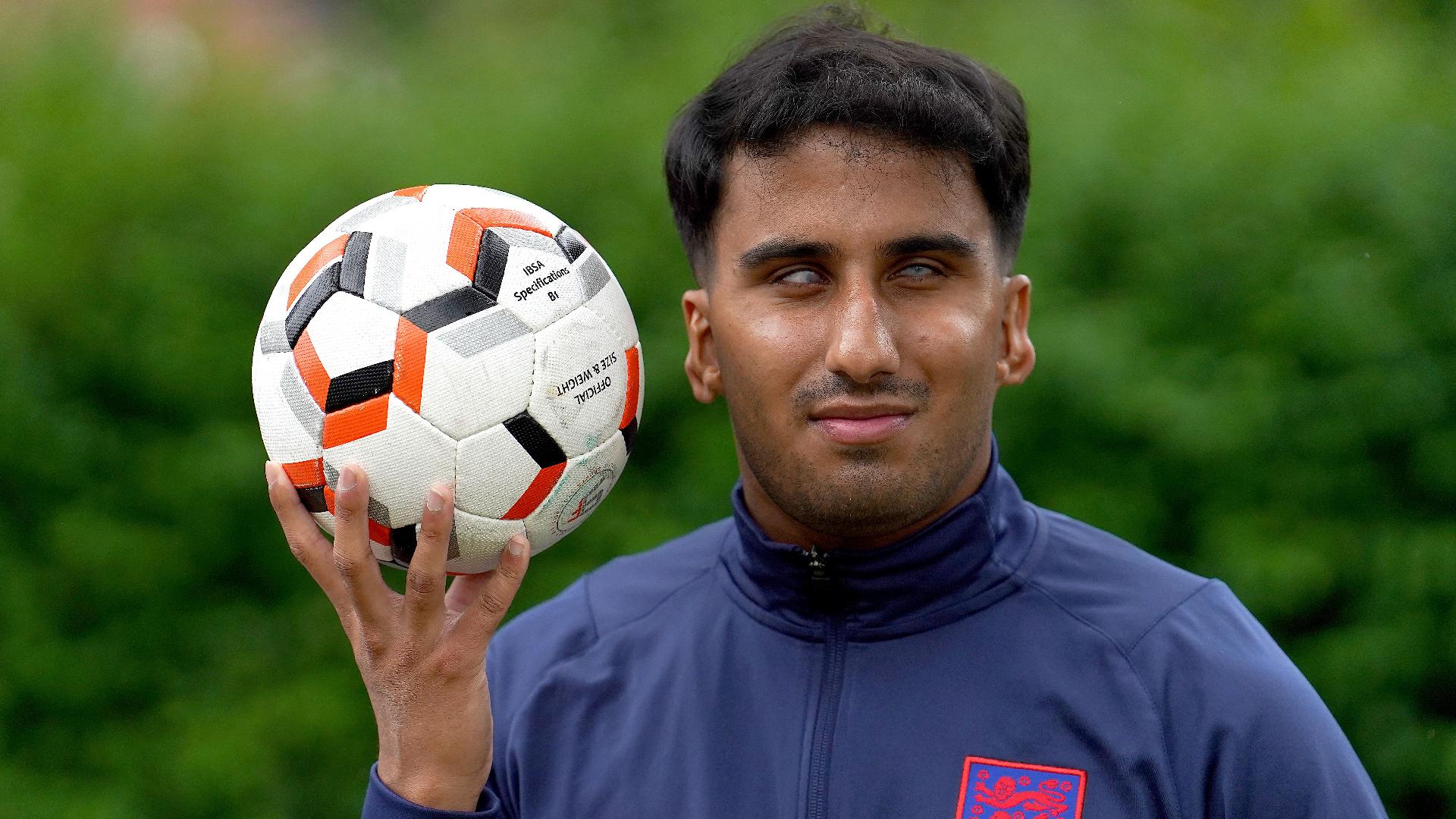 England blind footballer targeting Paris 2024 alongside educational ambitions