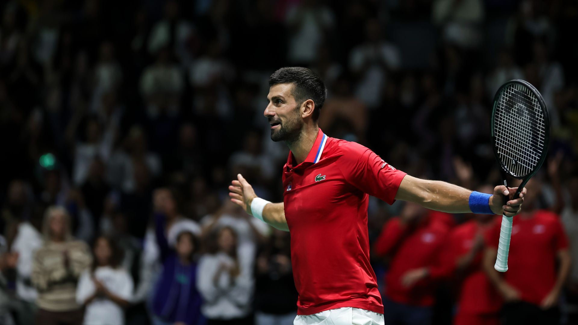 Djokovic keeps Serbia on track