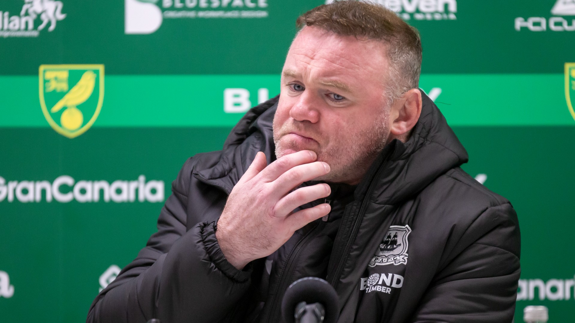 Plymouth's Rooney 'embarrassed'