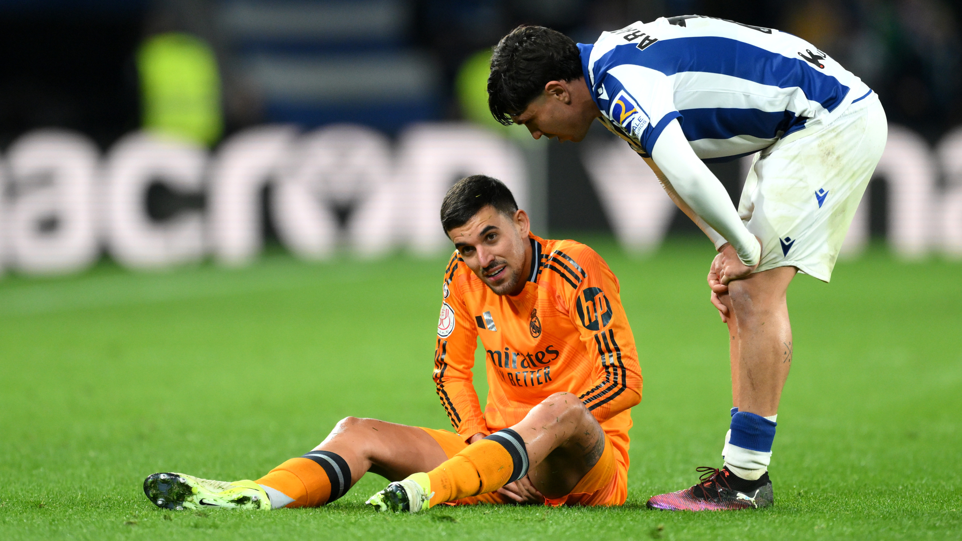 Ceballos out with hamstring injury