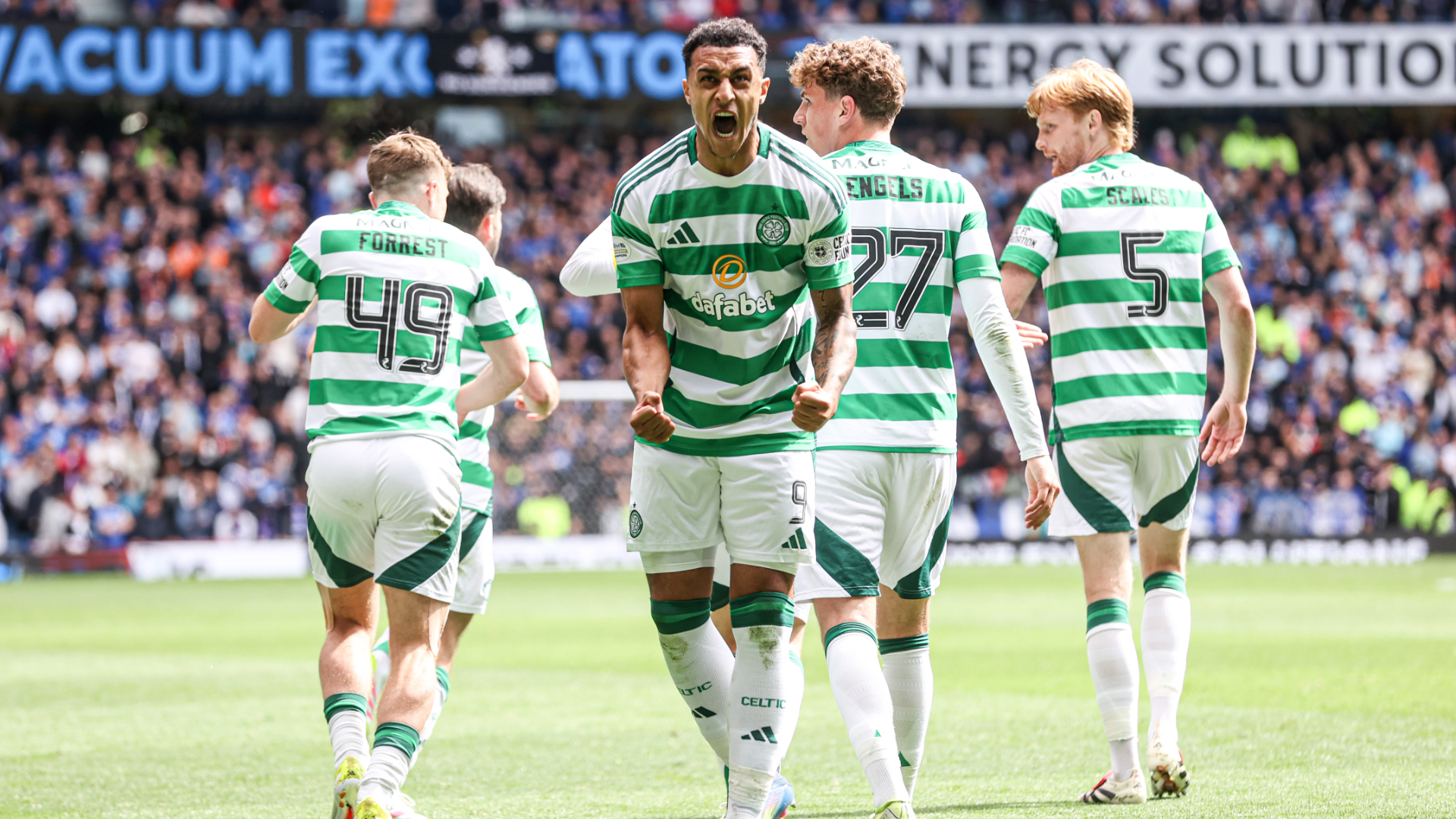 Rodgers did not feel Ibrox heat