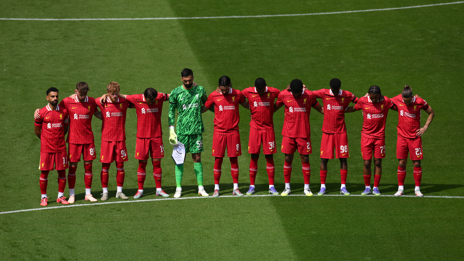 Liverpool remember Diogo Jota