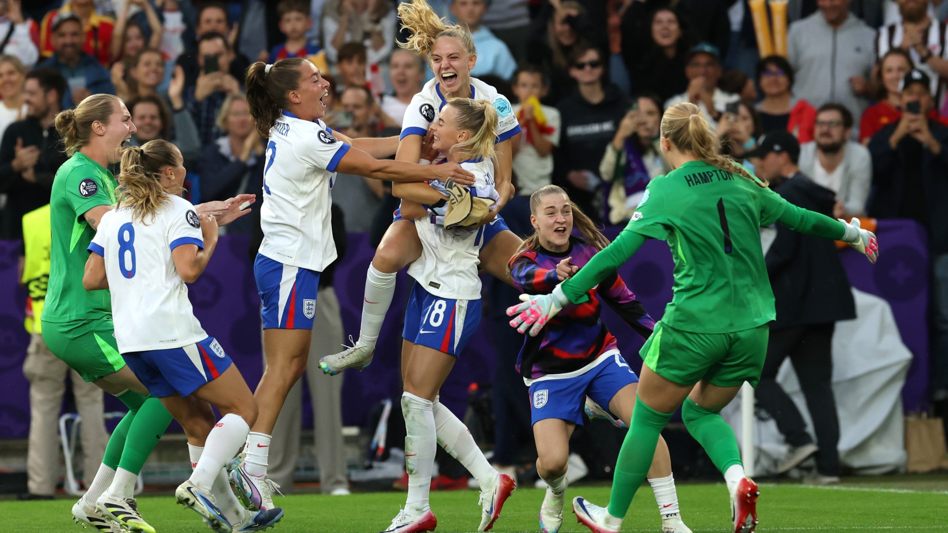 England 1-1 Spain (aet, 3-1 pens)