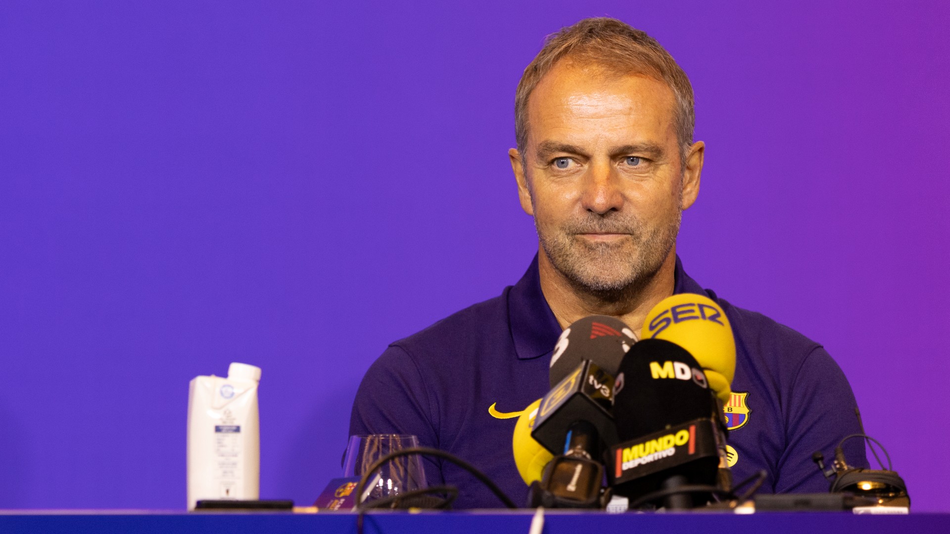 Flick pleased with Barca