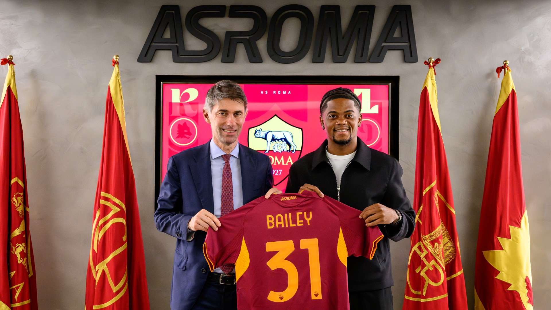 Roma sign Bailey on loan from Villa