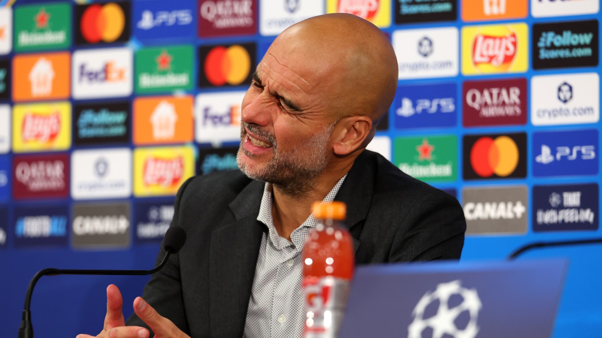 Pep frustrated by 'Spanish refs'