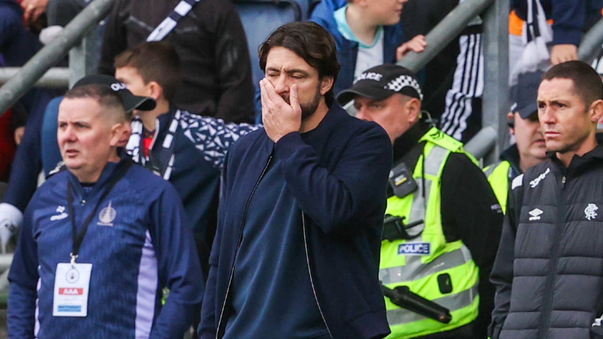 Martin dismissed by Rangers