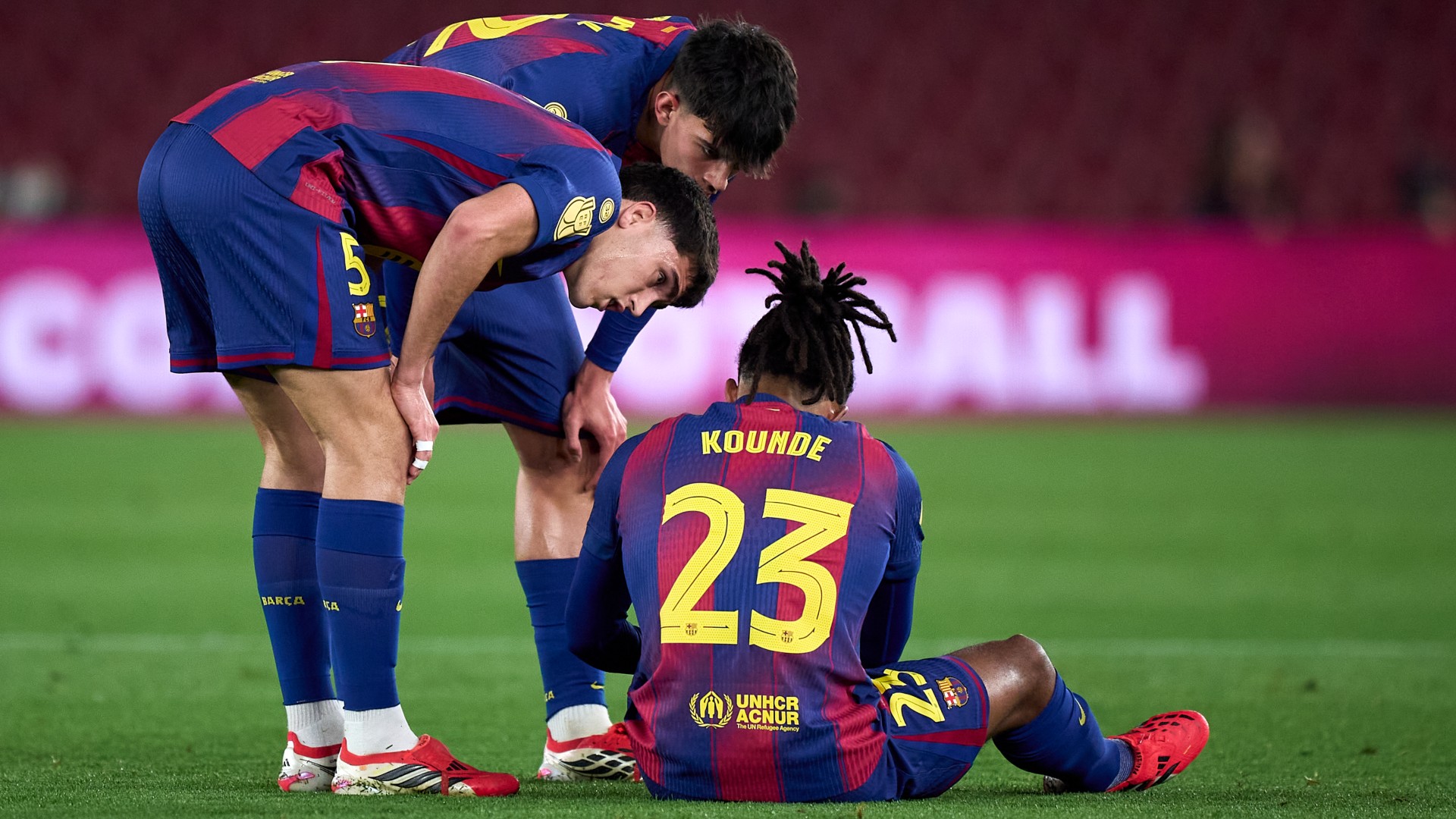 Kounde, Balde injured for Barca
