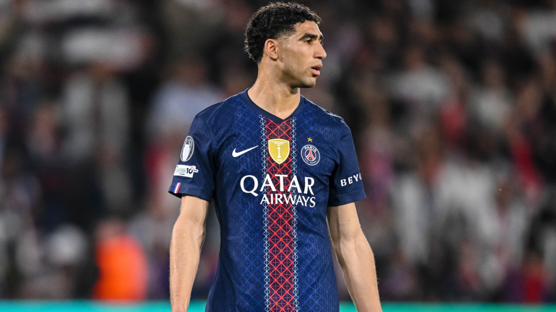 Hakimi out for 'next few weeks'